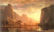 Bierstadt, Albert Valley of the Yosemite Sweden oil painting reproduction